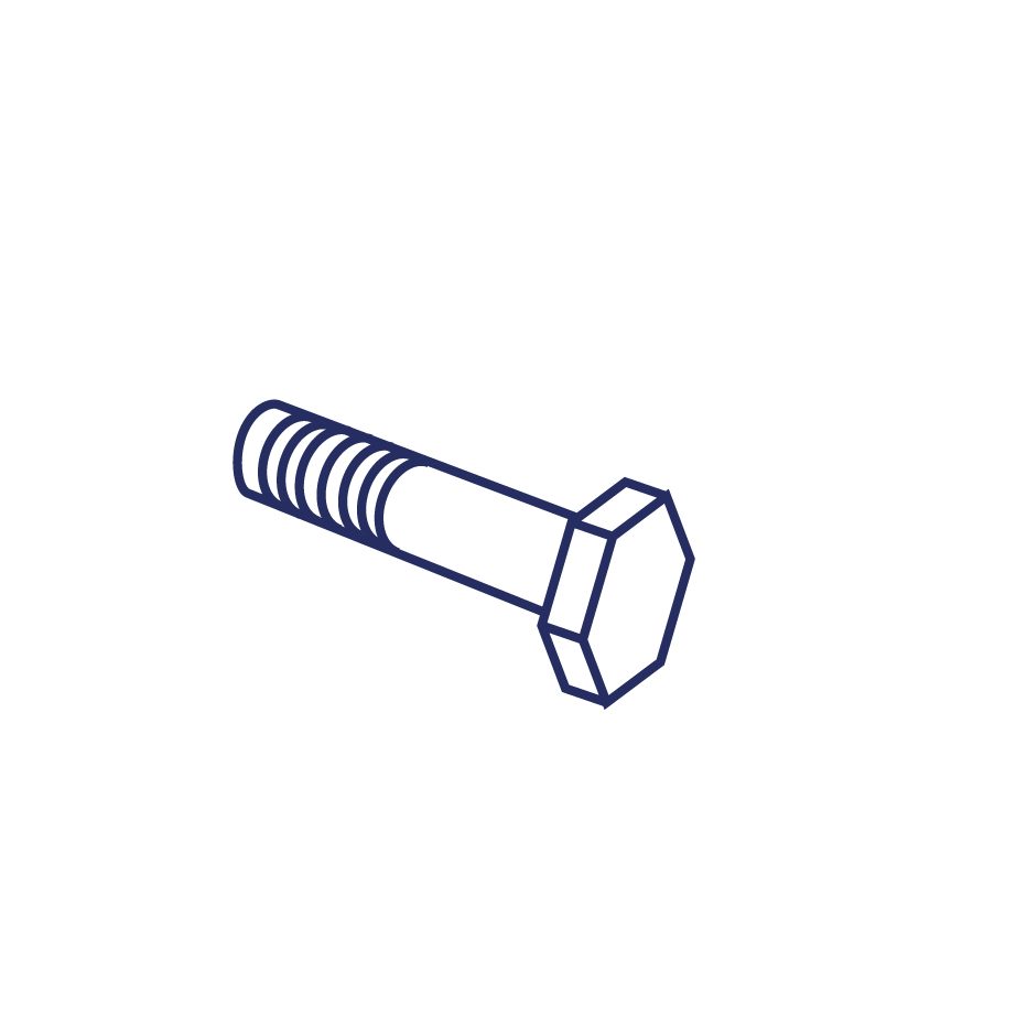 Болт нержавеющий А2 с шестигранной головкой М5х160 мм ГОСТ 7805-70 A
