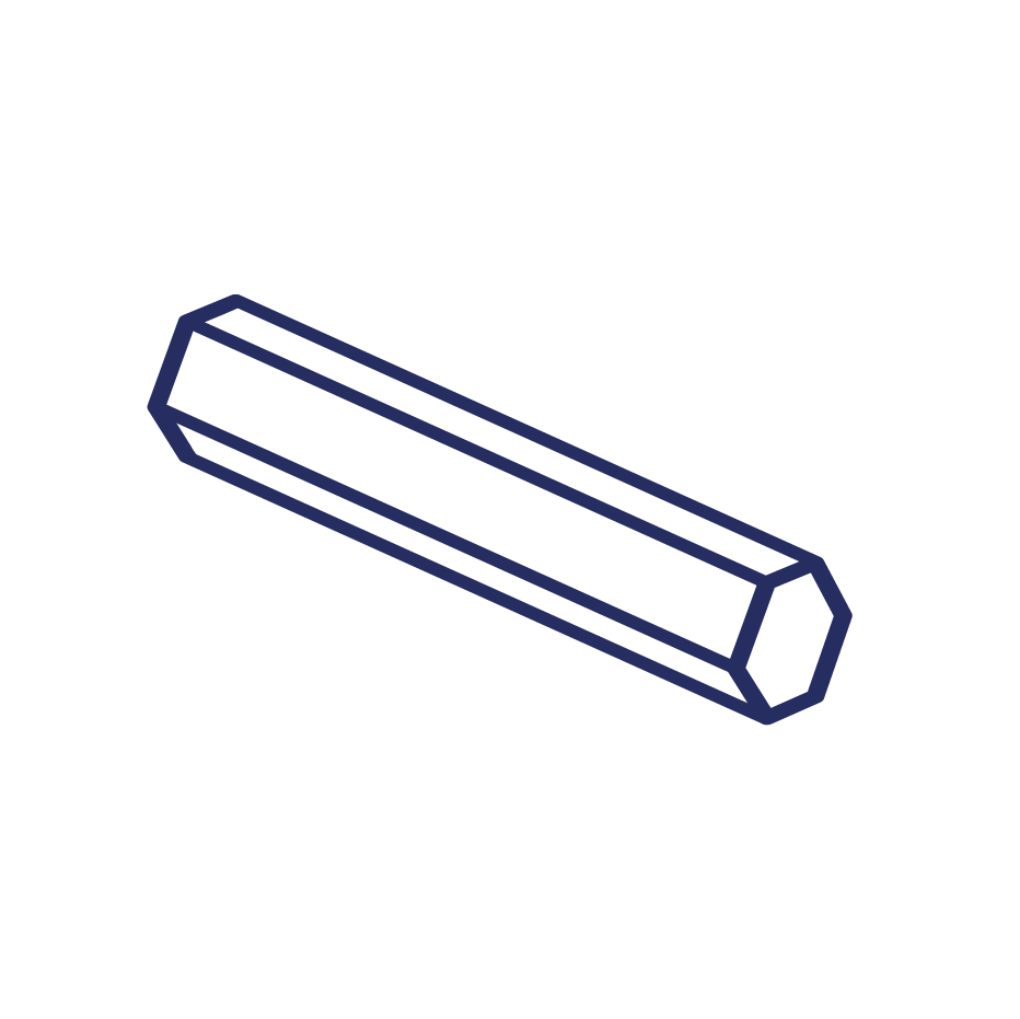 Нержавеющий шестигранник 3,2 мм AISI 201 калиброванный (пруток) ГОСТ 8560-78